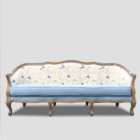 Canapé 3 places fait à la main en bois massif, meubles de salon Design Vintage
