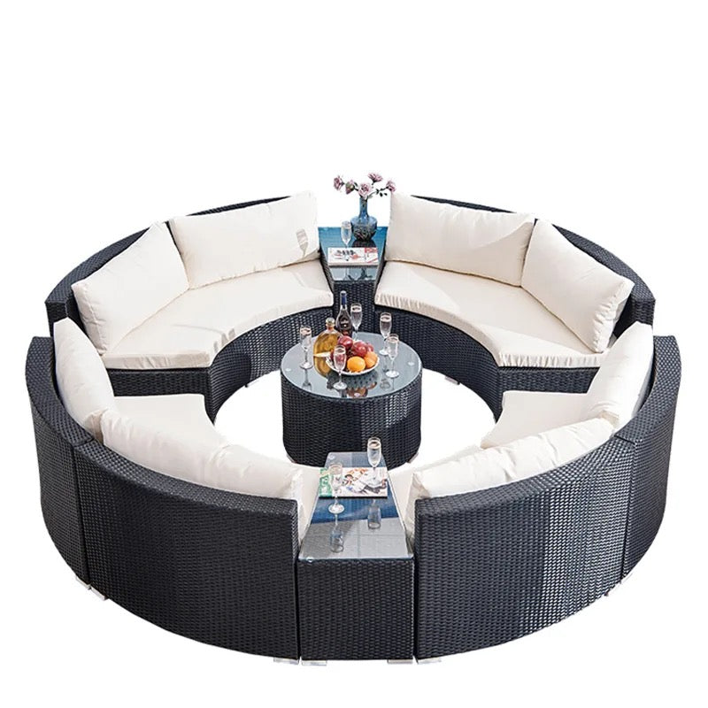 Outdoor Furniture High Quality Hand Made Rattan Furniture Garden Sofa Sets