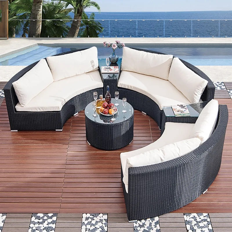 Outdoor Furniture High Quality Hand Made Rattan Furniture Garden Sofa Sets