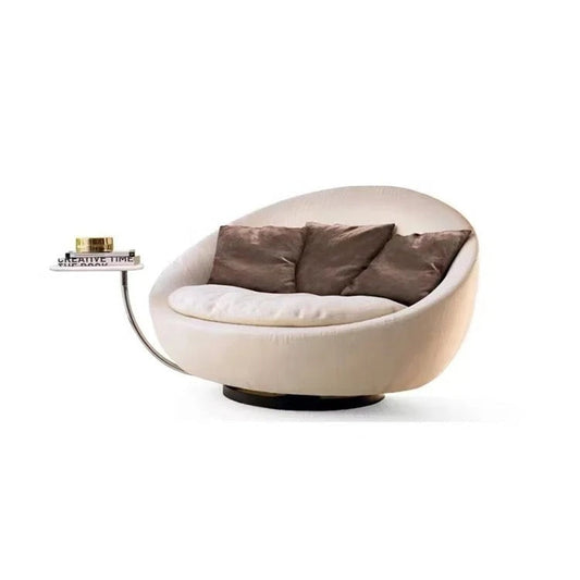 Outdoor Furniture Italian Design Luxury Round Sofa Living Room Balcony Soft Cloud Sofa Cusion