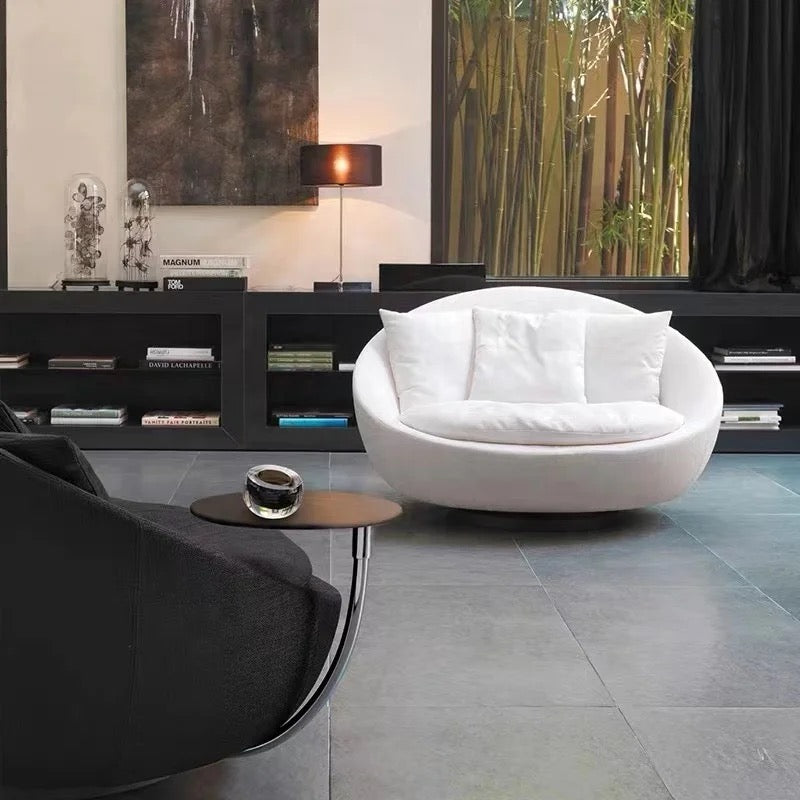 Outdoor Furniture Italian Design Luxury Round Sofa Living Room Balcony Soft Cloud Sofa Cusion