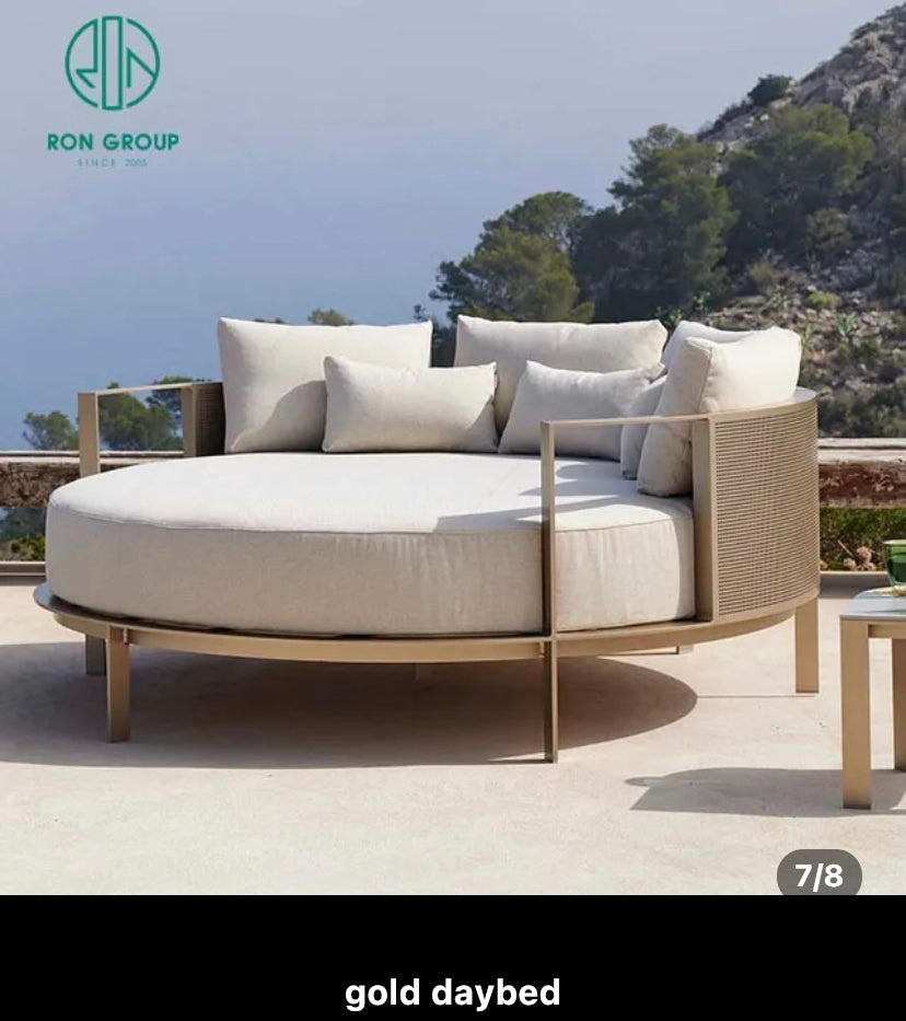 Outdoor Furniture Designer New Villa Hotel Garden Luxury Furniture Sets 