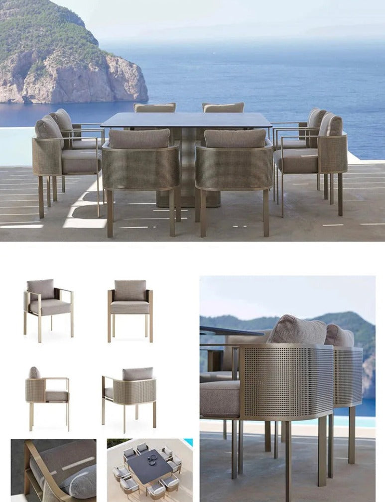 Outdoor Furniture Designer New Villa Hotel Garden Luxury Furniture Sets 