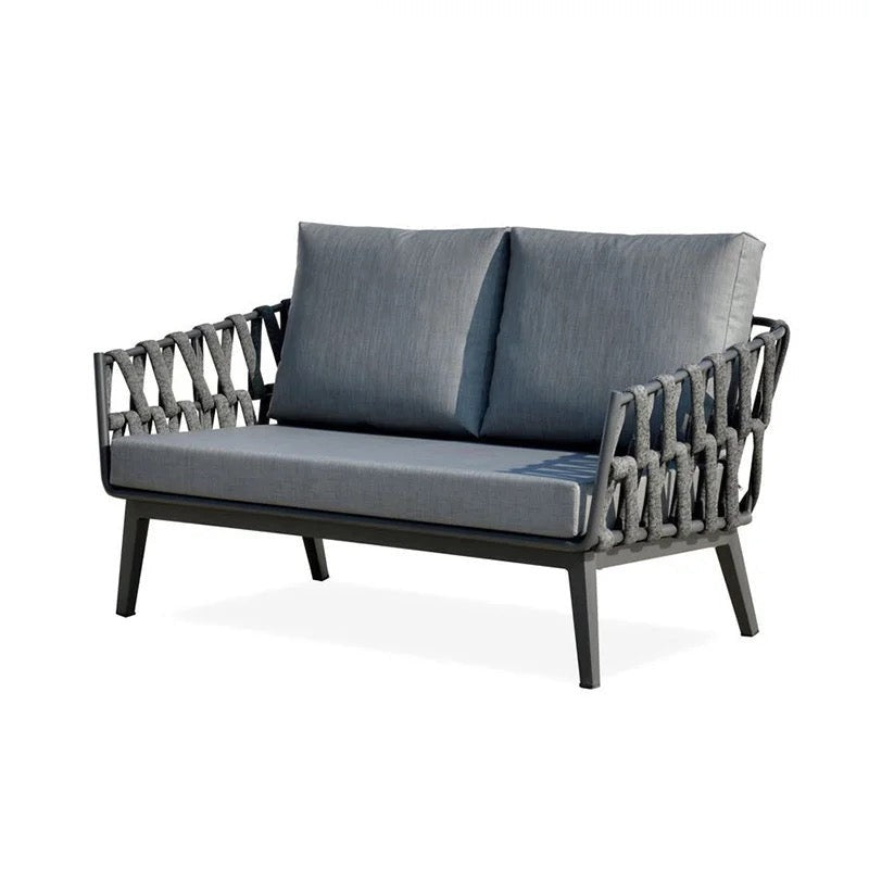 Outdoor Furniture Metal Weaving Rope Aluminum Garden Sofa Sets