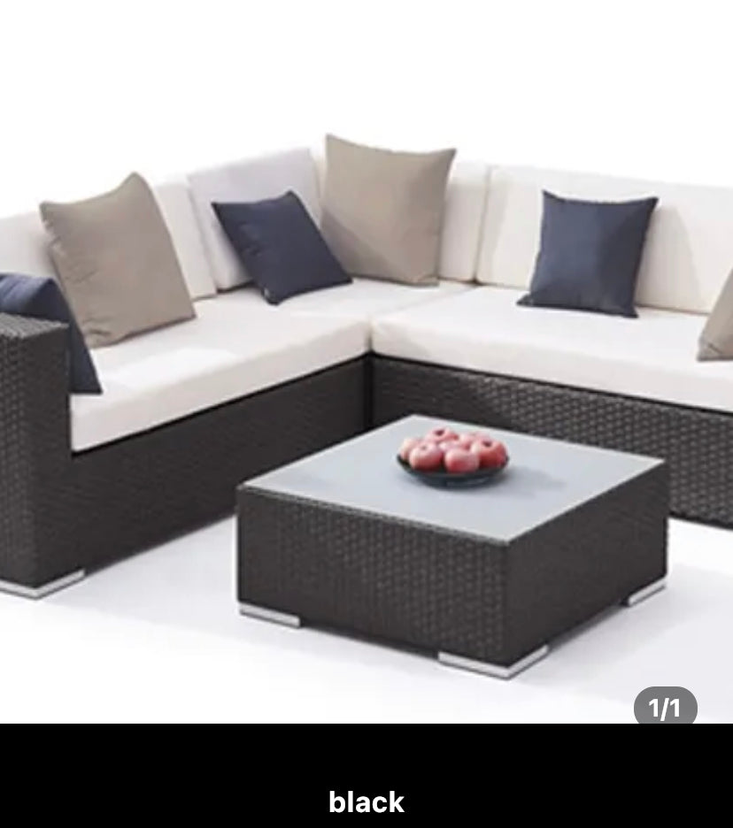 Outdoor Furniture Luxury Modern Waterproof Wicker Rattan Garden Balcony Furniture Sets