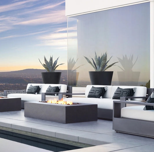 Outdoor Furniture  Aluminium Design Patio Furniture Balcony Garden Leisure Lounge Sofa
