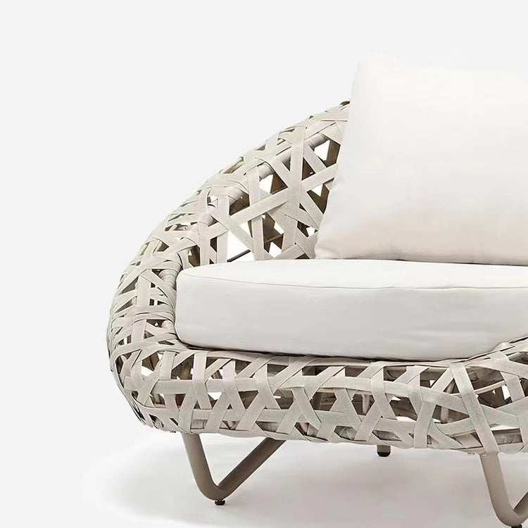 Outdoor Furniture Terrace Garden Luxury Rattan Sofa Lounge Set