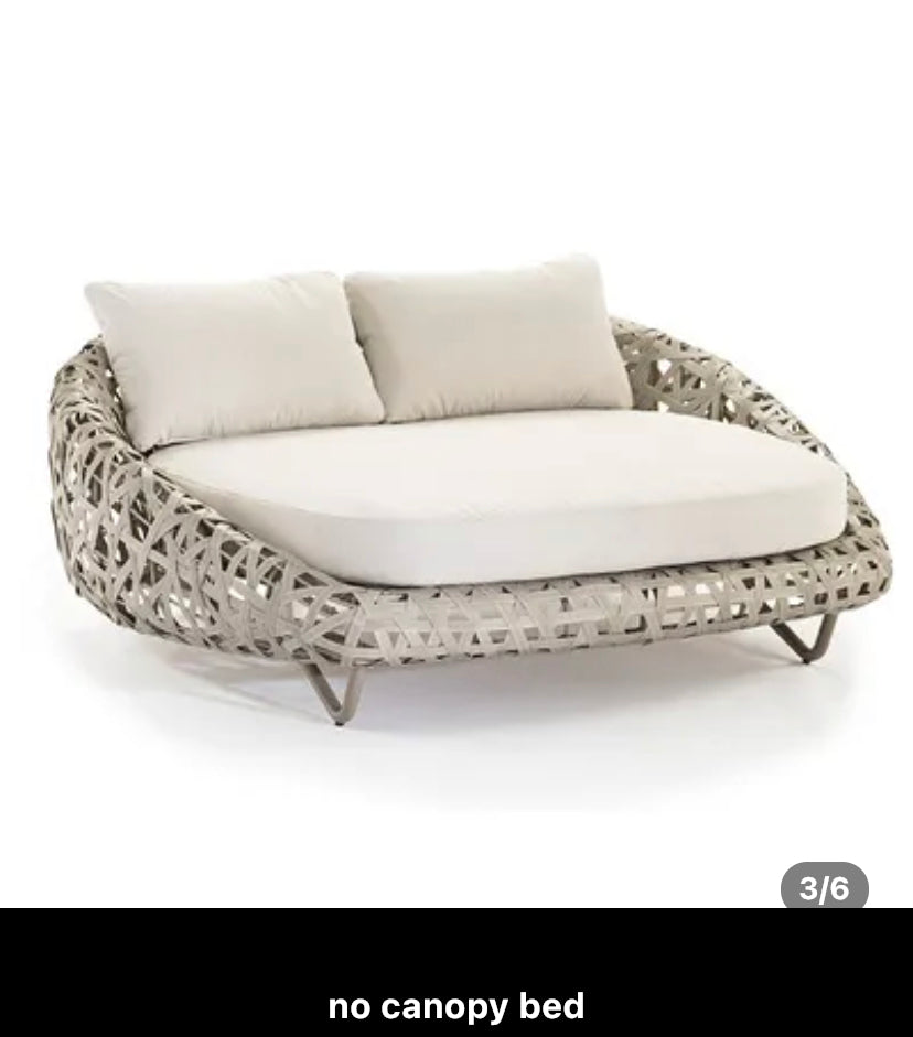Outdoor Furniture Terrace Garden Luxury Rattan Sofa Lounge Set