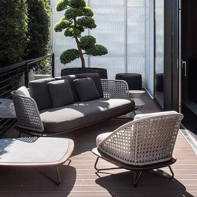 Outdoor Furniture Wicker Courtyard Leisure Balcony Garden Patio Design Furniture Set