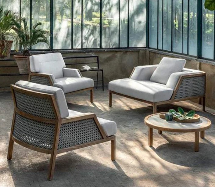 Outdoor Furniture Rattan Courtyard Leisure Design Balcony Garden Furniture Combination