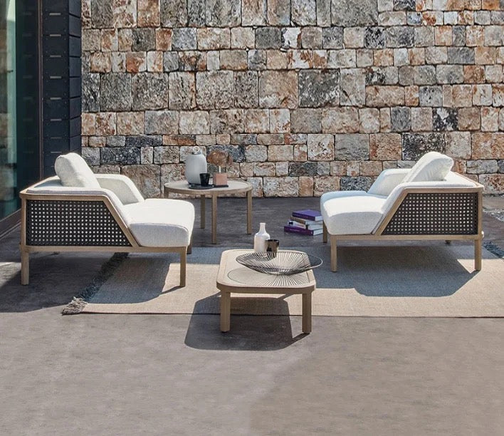 Outdoor Furniture Rattan Courtyard Leisure Design Balcony Garden Furniture Combination