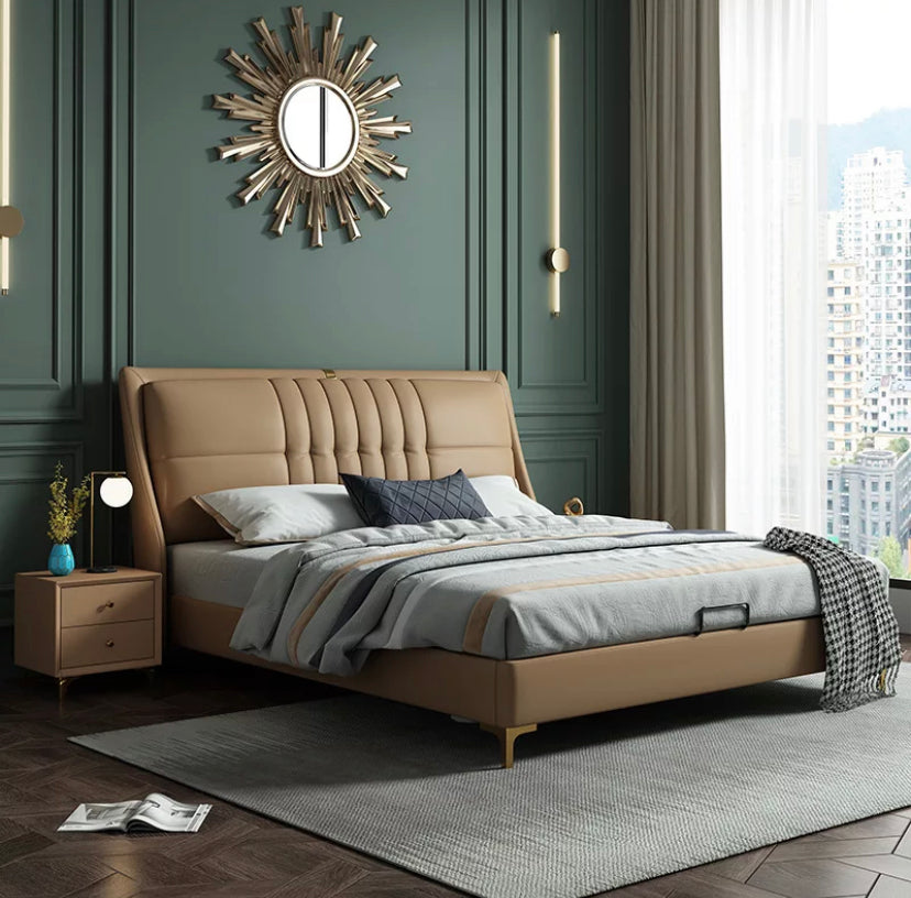 Beds Sets Bedroom Leather Bed Suite Furniture Upholstered Bed Schlafzimmer Bett Set