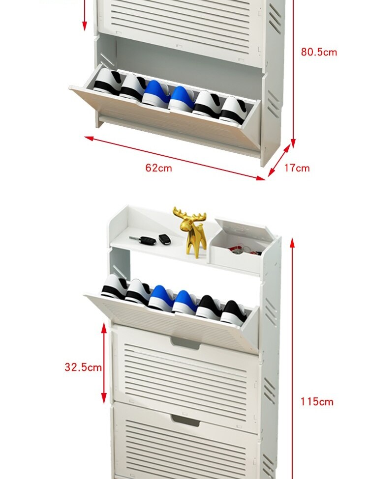 Shoe Cabinets Narrow Shoe Rack Ultra Thin Tipping Storage Bench Shoe Organizer Schuhschränke