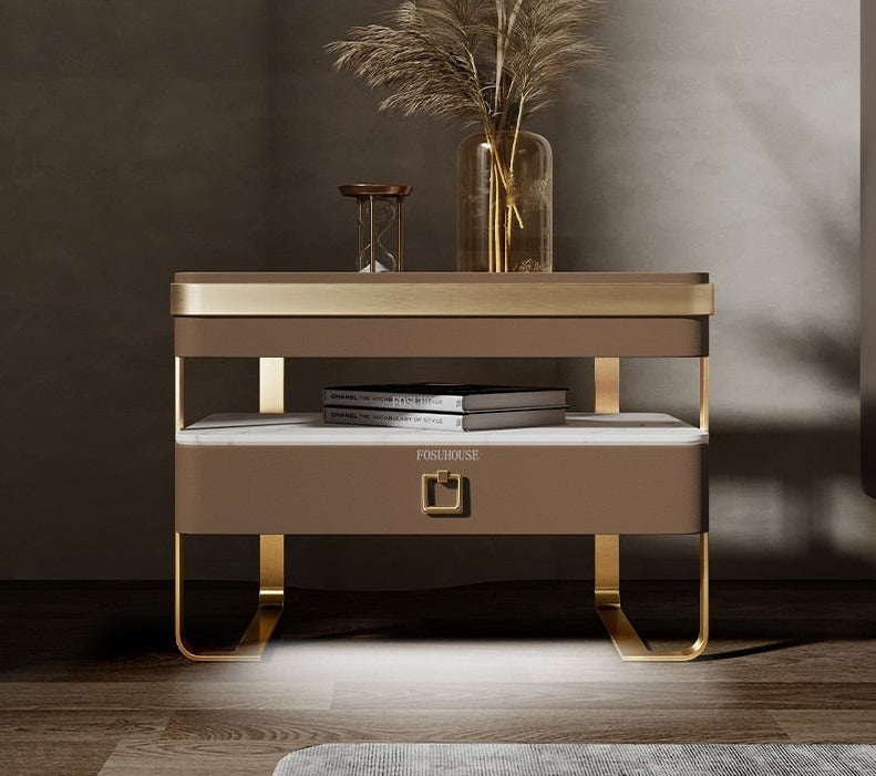 Bedside Cabinet Bedroom Nachttisch Luxury Italian Home Creative Bedside Nightstands