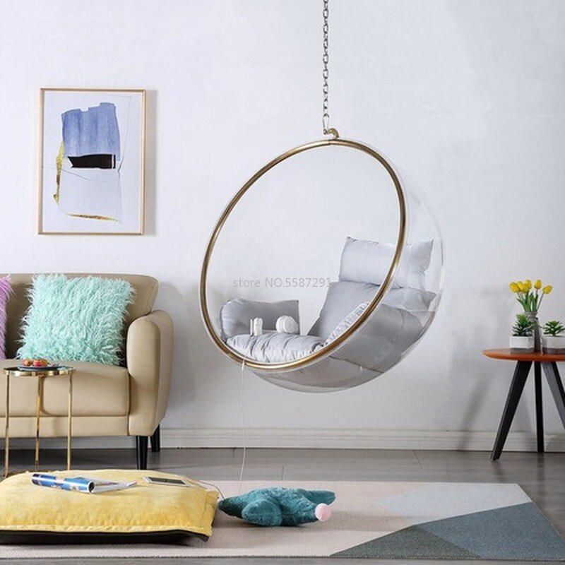 Ghost Chair Hanging Ball Space Stühle Glass Ball Hängesessel Hanging Transparent Bubble Chairs