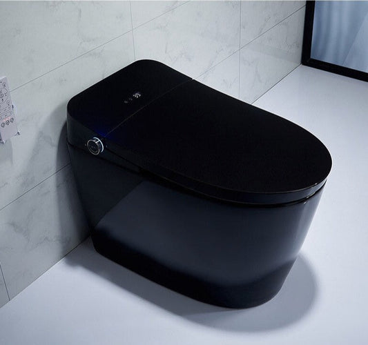 Bathroom Toilet S-trap Intelligent WC Elongated Remote Controlled Smart Toilette Bidet