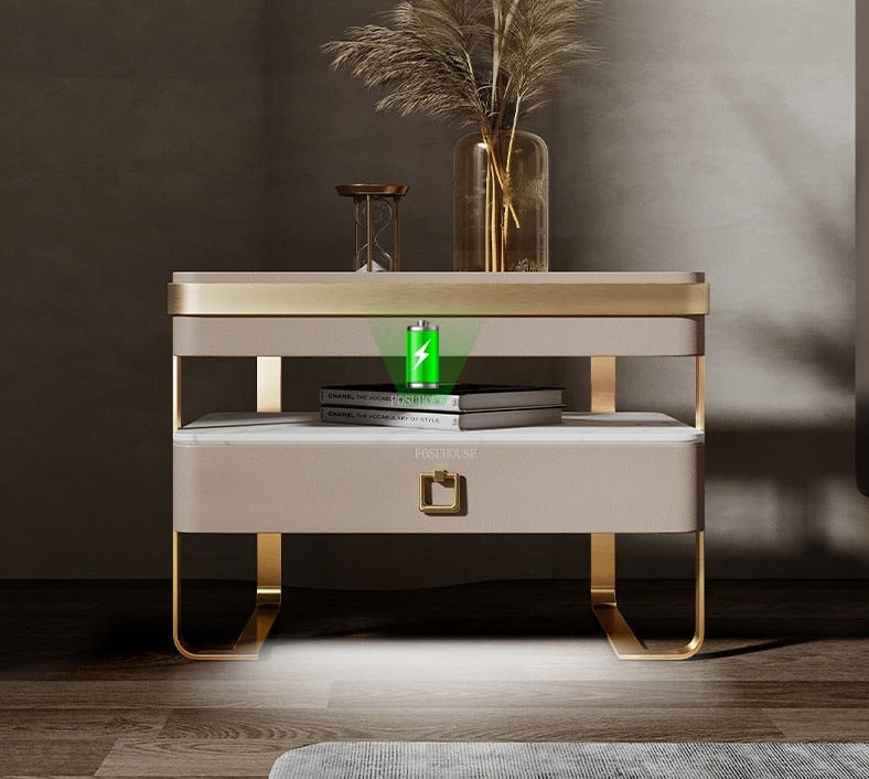 Bedside Cabinet Bedroom Nachttisch Luxury Italian Home Creative Bedside Nightstands