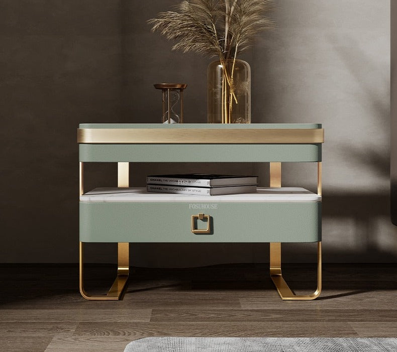 Bedside Cabinet Bedroom Nachttisch Luxury Italian Home Creative Bedside Nightstands