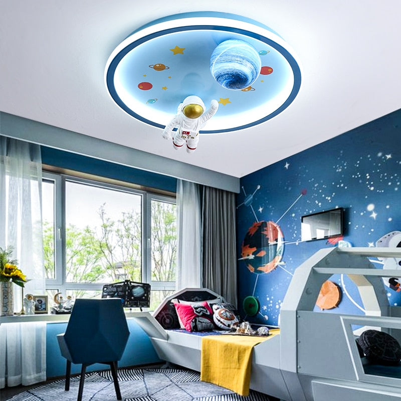 Children's Room Lighting Decor Cosmonaut Kids Led Lights