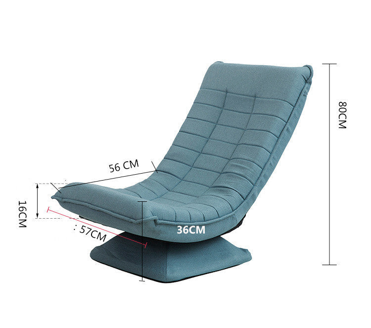 Single Sofa Tatami Chair Floor Sofas Home Decor 360 Rotatable Foldable Lazy Sofa