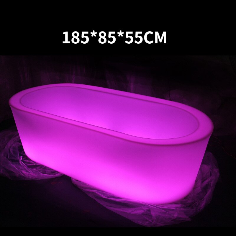 Bathroom Furniture Bathtub LED Luminous Personalized Home Advanced Color Bathtub