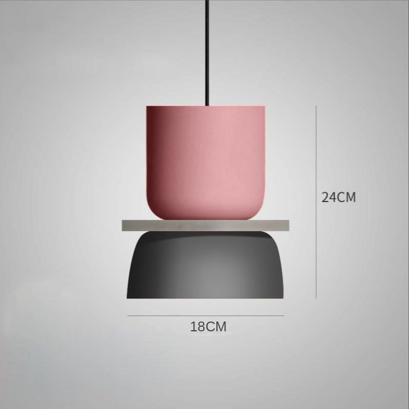 Pendant Light Led Nordic Hanging Suspension Bedside Macaron Pendant Lights