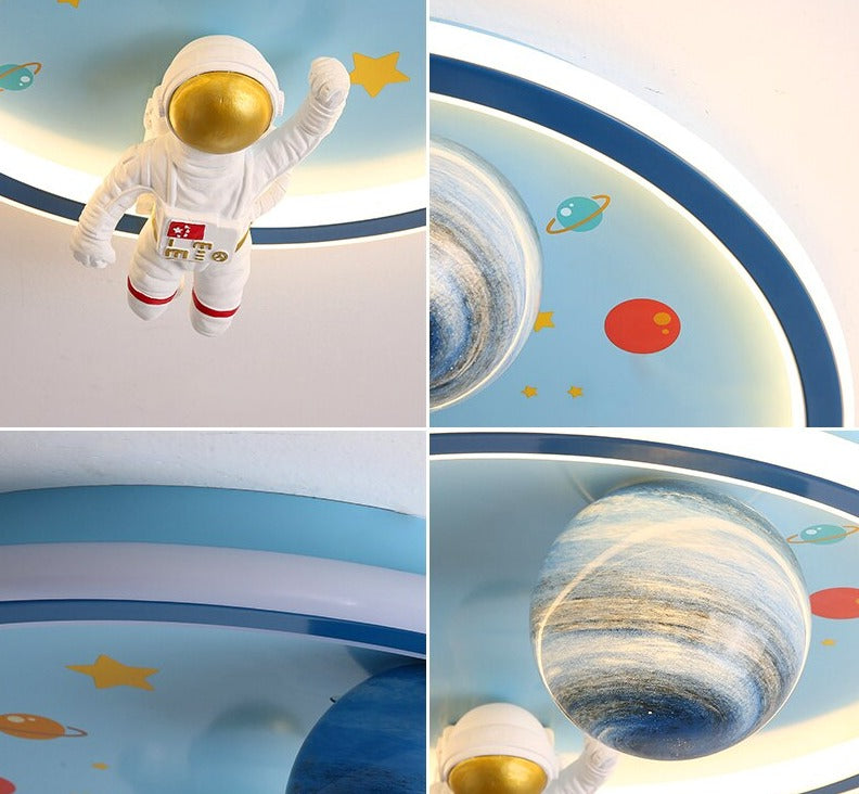 Children's Room Lighting Decor Cosmonaut Kids Led Lights