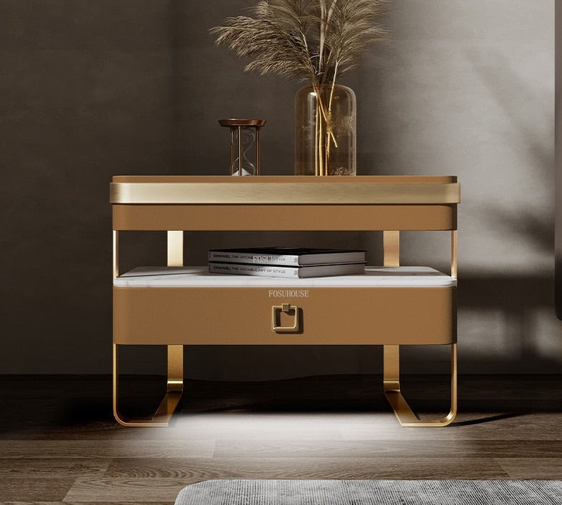 Bedside Cabinet Bedroom Nachttisch Luxury Italian Home Creative Bedside Nightstands