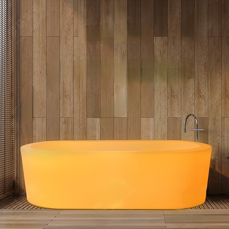 Bathroom Furniture Bathtub LED Luminous Personalized Home Advanced Color Bathtub