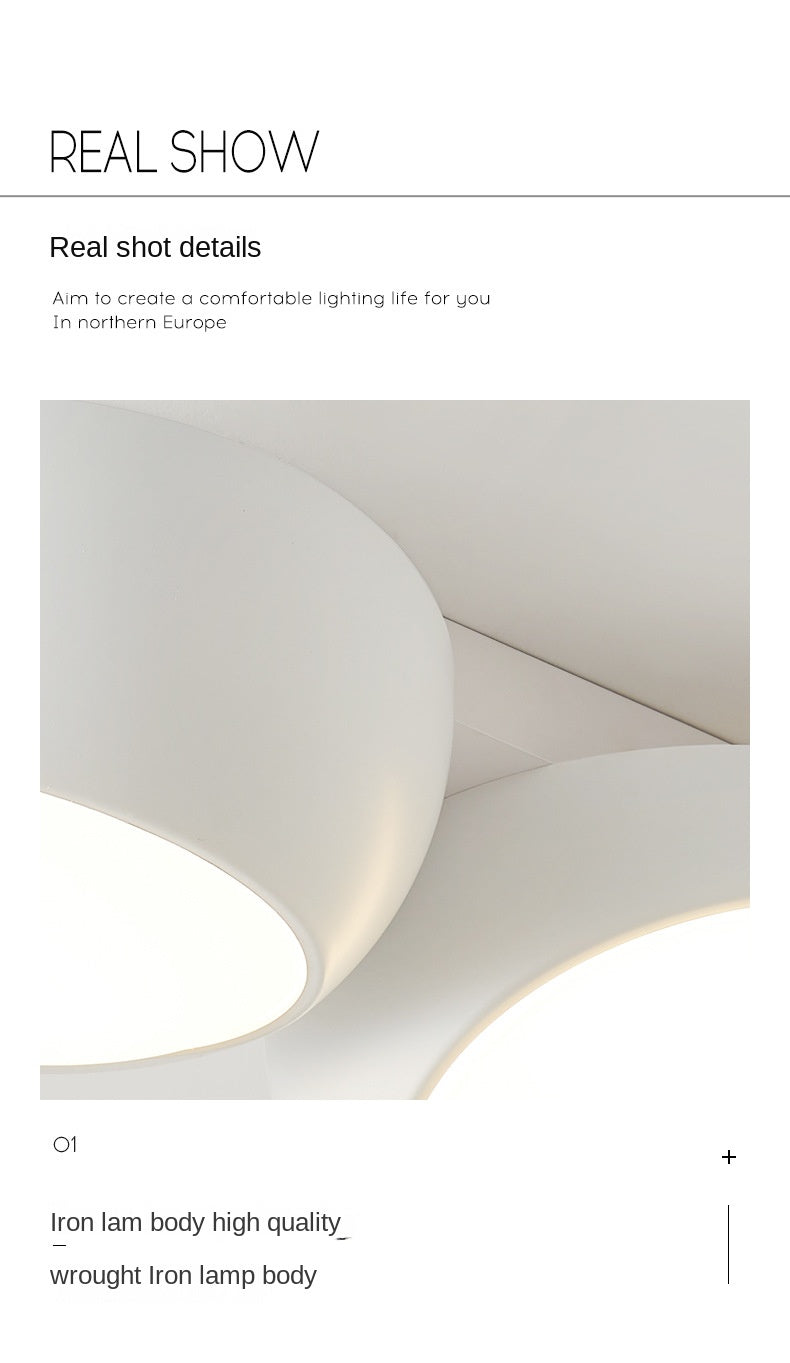 Ceiling Light Fixture Nordic White Led Modern Interior Ceiling Lights