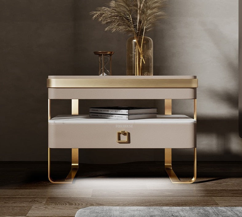 Bedside Cabinet Bedroom Nachttisch Luxury Italian Home Creative Bedside Nightstands