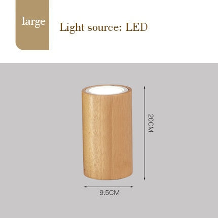 Pendant Light LED Solid Hanging Wood Pendant Lights