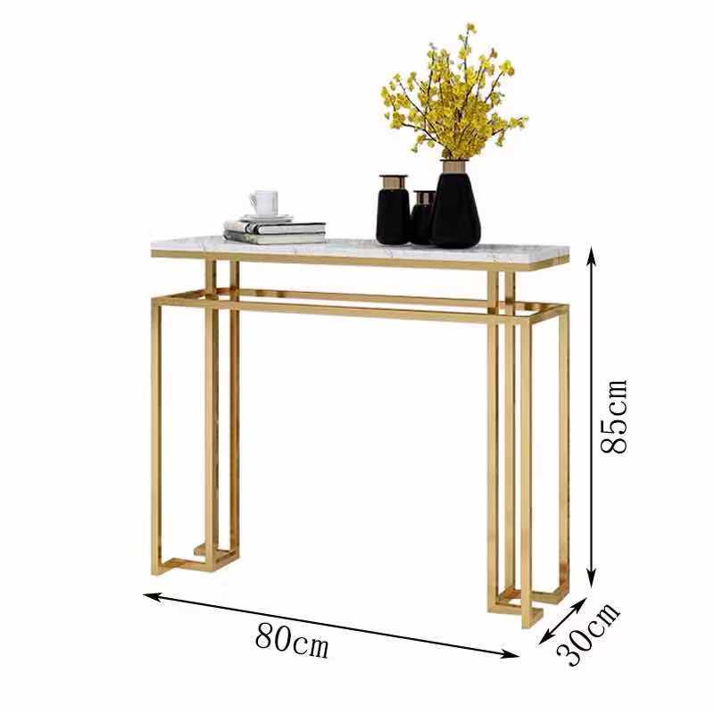 Modern Console Marbre Living Room Tables Iron Couchtisch Furniture Konsole