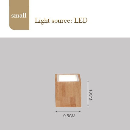 Pendant Light LED Solid Hanging Wood Pendant Lights