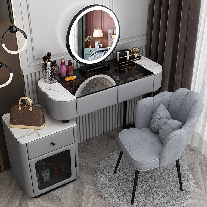 Bedroom Vanities Luxury Modern Schminktisch Set Solid Wood Dressing Table Set