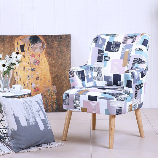 Wing Chair Living Room Nordic Chair Minimalist Backrest Wing Chairs