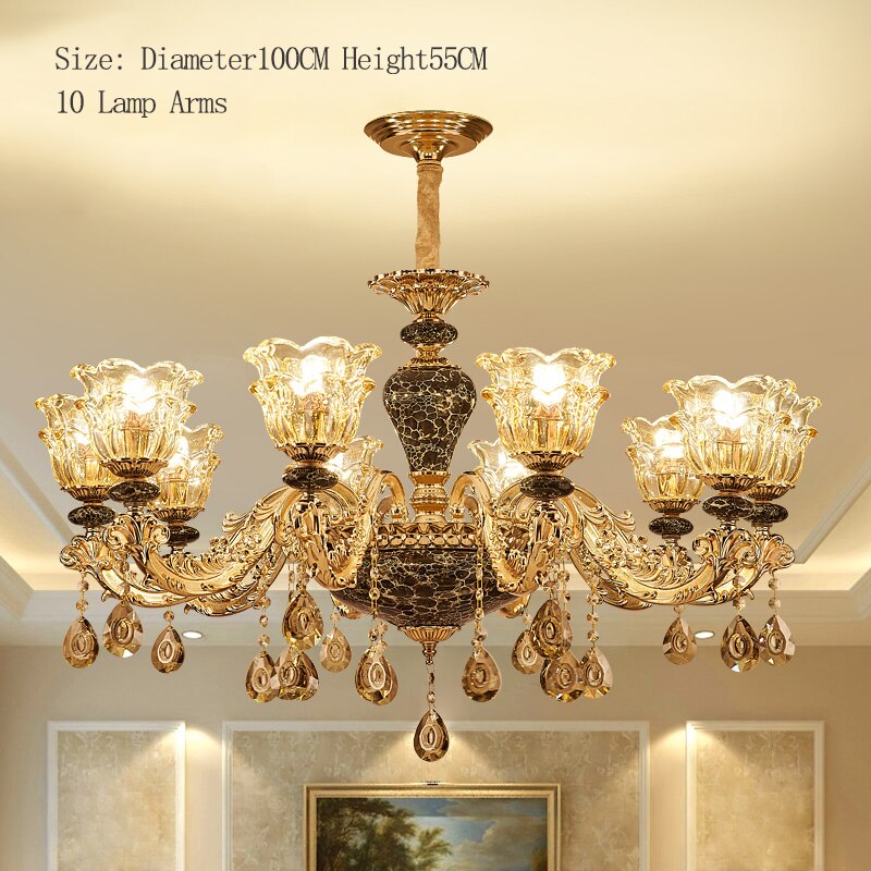 Chandelier Minimalist Ceramic Crystal Lamps Chandeliers