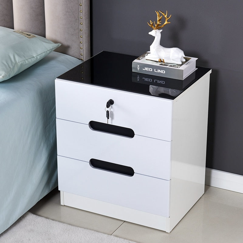 Luxury Smart Bedside Cabinet Bedroom Nightstands Bedside Nachttisch