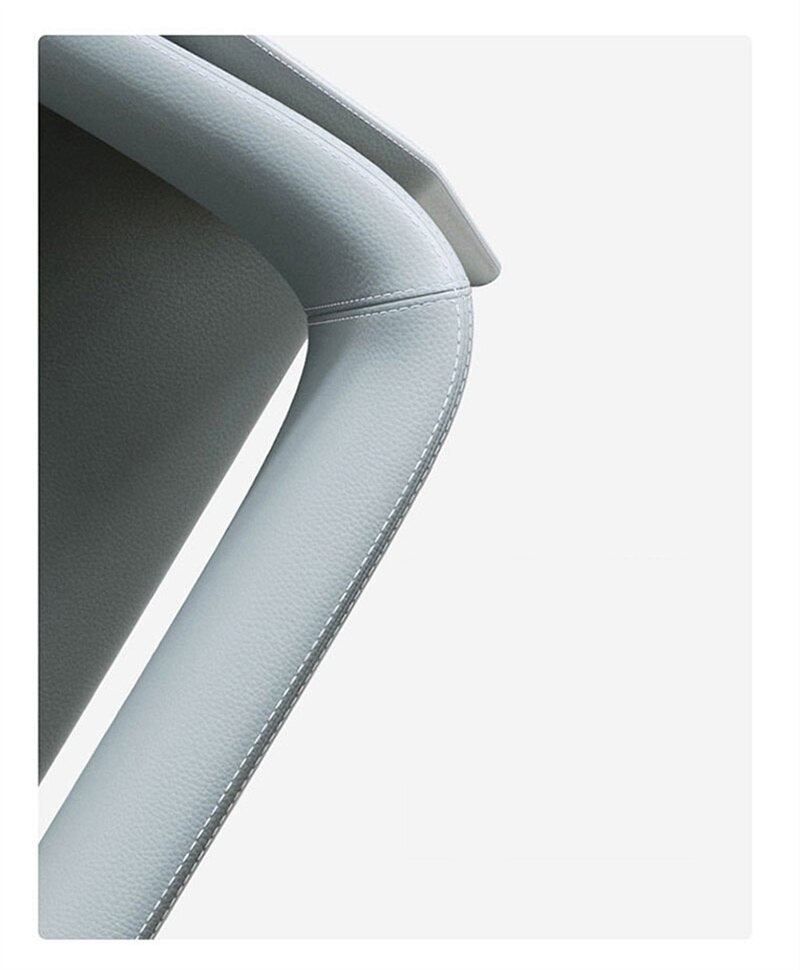 Dining Chair Italian Luxury Microfiber Leather Esszimmerstühle Minimalist Designer Backrest Chairs