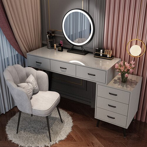 Bedroom Vanities Small Modern Schminktisch Set Bedroom Minimalist Furniture Dressing Table Set