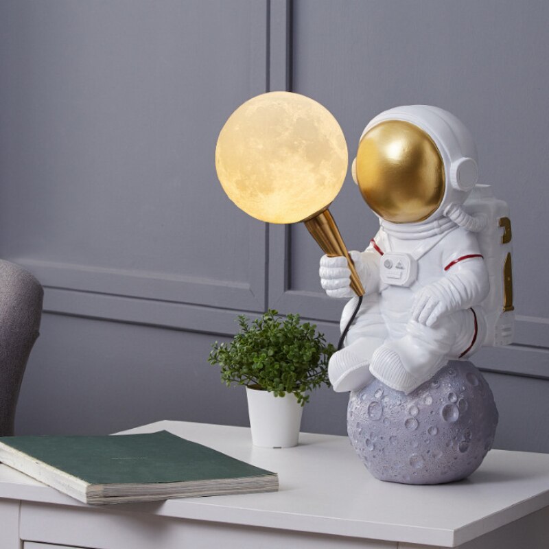 Table Lamp Astronaut Wall Light Sconce Moon Spaceman Table Lamps