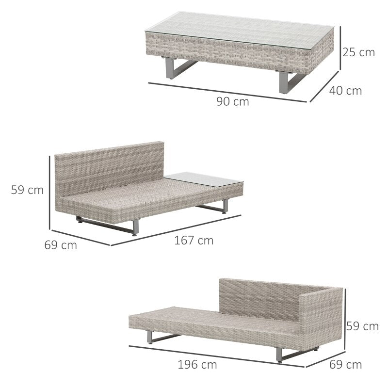 Sofa 5 Seater Outdoor Sectional Sofa Units Corner Garden Design Rattan Sofa Sets