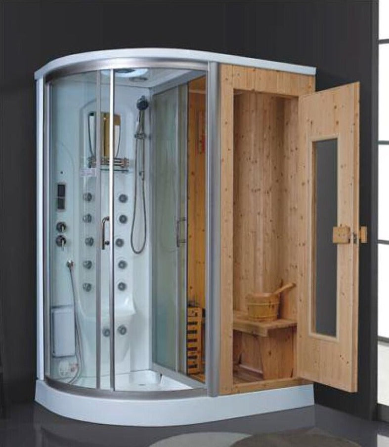 Bathroom Shower Cabin Wet Steam Duschkabinen Enclosure Comp. Control Sauna Cabins