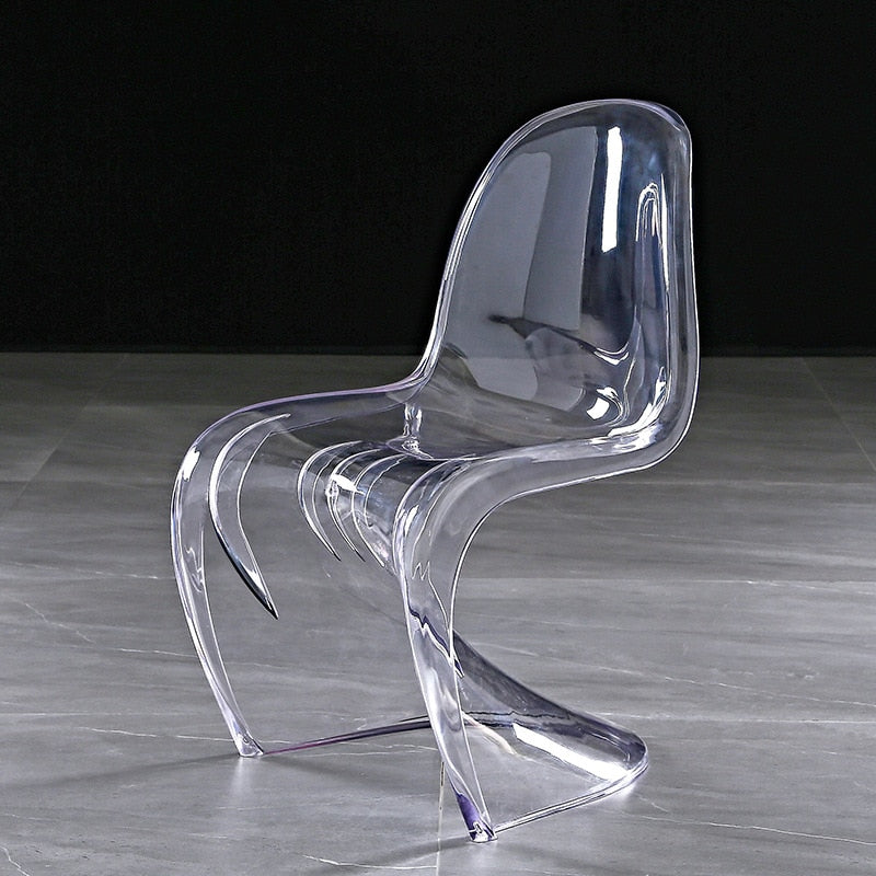Chaise Pandong chaise de loisirs en plastique chaises de salle à manger design de type S