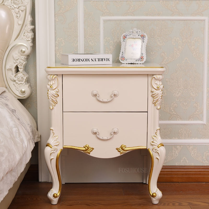 Bedside Cabinet Bedroom Nightstand Wood Storage Cabinet Nachttisch