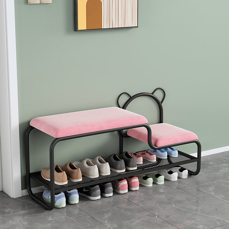 Shoe Cabinets Nordic Light Shoe Stool Furniture Bench Storage Shoe Rack Schuhschränke