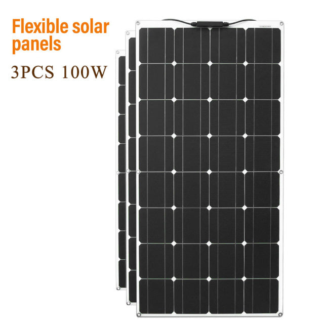 Panneaux solaires flexibles PET photiques monocristallins, chargeur de batterie, panneau solaire domestique