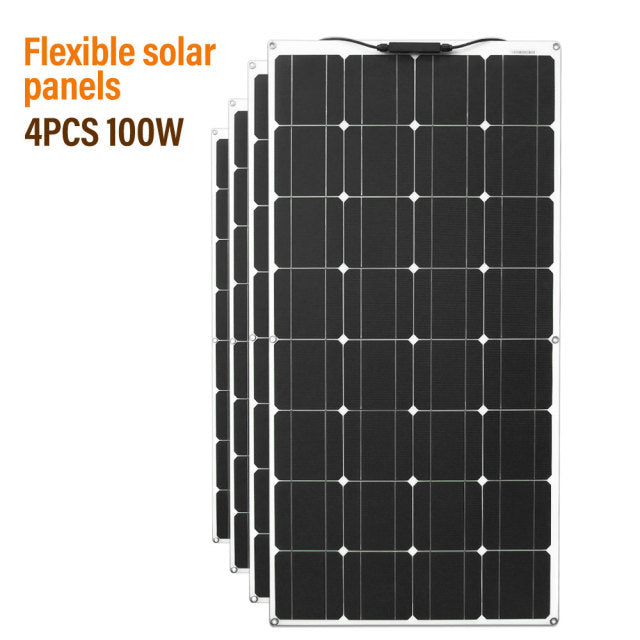 Panneaux solaires flexibles PET photiques monocristallins, chargeur de batterie, panneau solaire domestique