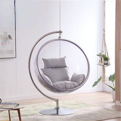 Glass clearance hanging chair